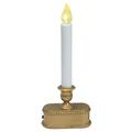 Noma Inliten 9 in. 1 Light, Gold, Operated LED Candolier, Warm White 179349